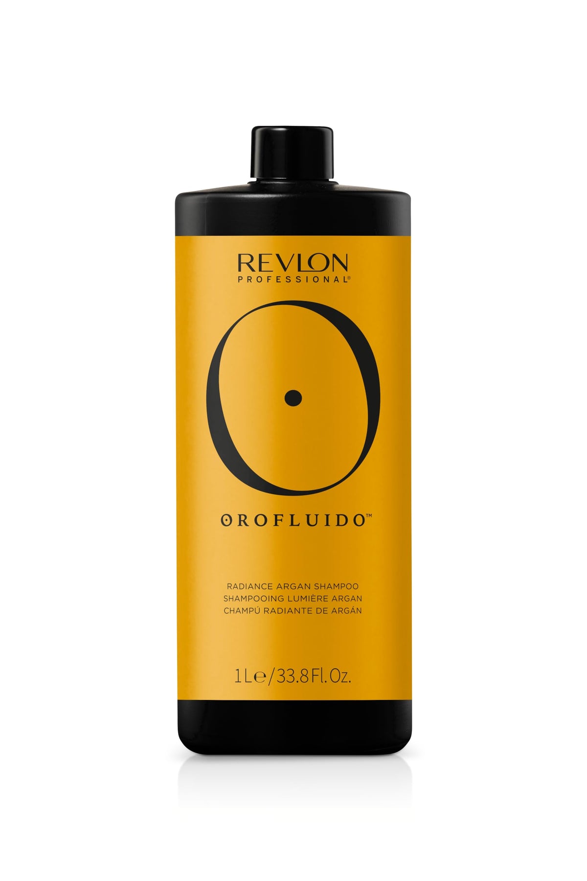 REVLON PROFESSIONAL Orofluido Radiance Argan Shampoo, 1000 ml, Moisturising, Smoothing Hair Shampoo with Argan Oil, Hair Care for Shine, Smoothness & Colour Protection, Vegan