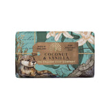 English Soap Company Anniversary Collection Coconut and Vanilla Soap Bar - Luxury Shea Butter - Moisturising, Vegan, Plastic-Free, Sustainable & Gift Ready - 190g