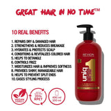 Revlon Professional REVLON PROFESSIONAL UNIQONE ALL IN ONE SHAMPOO, Moisturizing Shampoo, Shampoo For Damaged Hair 490ml