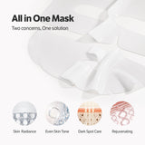SUNGBOON EDITOR Deep Collagen Niacin-Vita C Overnight Mask 37gx4ea | Real Collagen 2,160,000PPB with Niacinamide & Vitamin C | Hydrating Face Mask for Glass Skin | Korean Skincare Routine