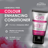 Joanna Ultra Color - Colour Enhancing Conditioner - Pink Shades Of Blond - Natural And Dyed Hair - Hair Care - Hydrating Moisturising Ammonia Free - Refresh And Enhance The Colour In 3 Minutes - 100 g