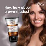 Joanna Ultra Color Brown Hair Toning Conditioner, Colour Depositing, 100ml