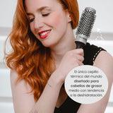 Pack Termix Evolution Basic - Hairbrushes for Normal Hair with ionized bristles for Hair of Medium Thickness- It Includes 5 diameters Ø 17, 23, 28, 32 y 43 mm