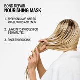 Schwarzkopf Professional BLONDME Bond Repair Nourishing Mask Hair Treatment Intensively Nourishing Repair Hair Mask Smoothing Porous Hair Hydrating And Softening 200 ml