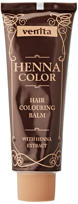 VENITA - Henna Color Balm - 75ml - Burgundy - Unisex - 24 Shades Available - Natural and Shiny Finish
