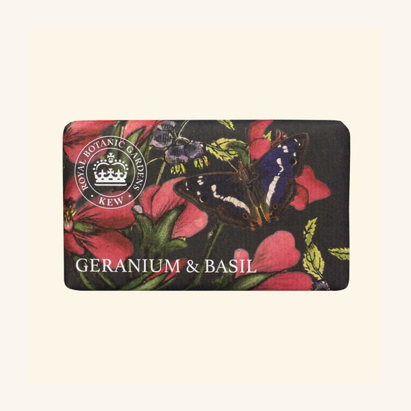 Kew Gardens Geranium and Basil Soap