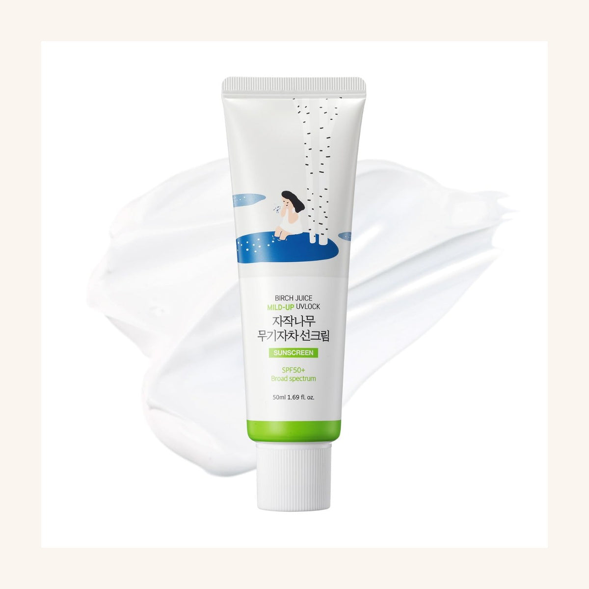ROUND LAB Birch Juice Mild-up Sunscreen SPF50 50ml