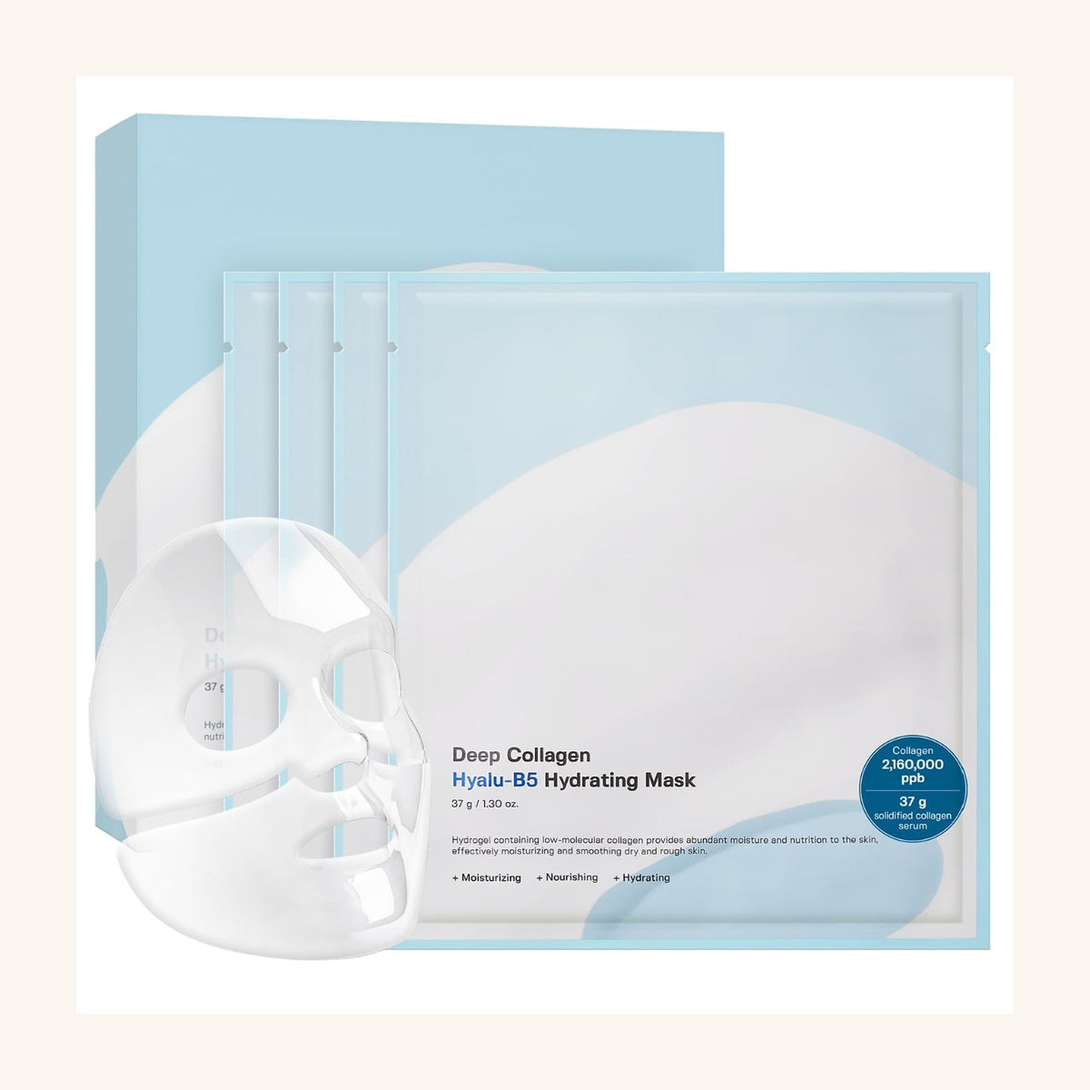 Sungboon Editor Deep Collagen Hyalu-B5 Overnight Mask 4 x 37g