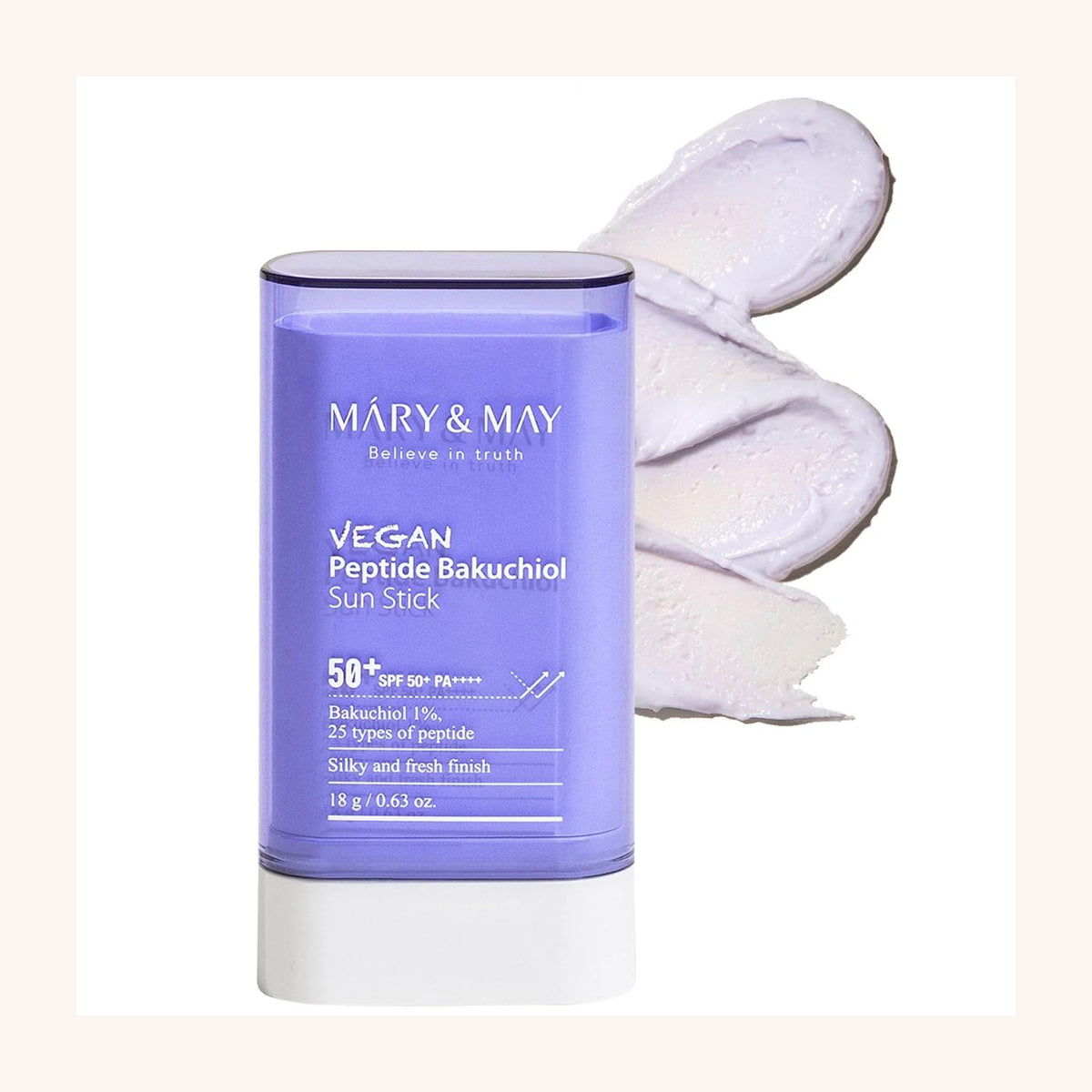 Mary and May Vegan Peptide Bakuchiol Sun Stick SPF50+ 18g