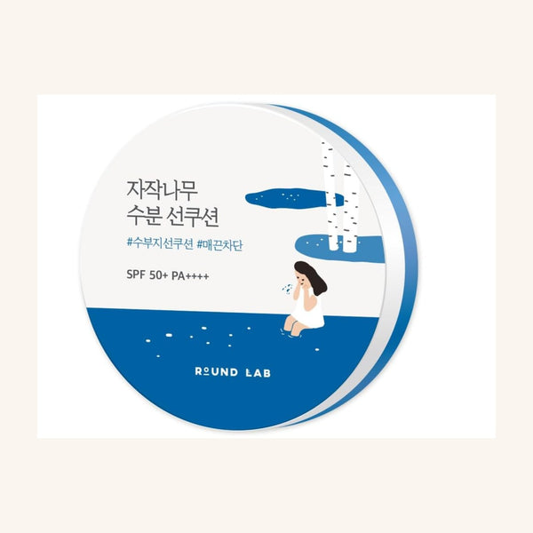 ROUND LAB Birch Juice Moisturizing Sun Cushion SPF50 15g